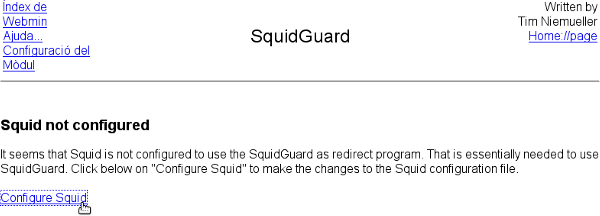 Configurar Squid.